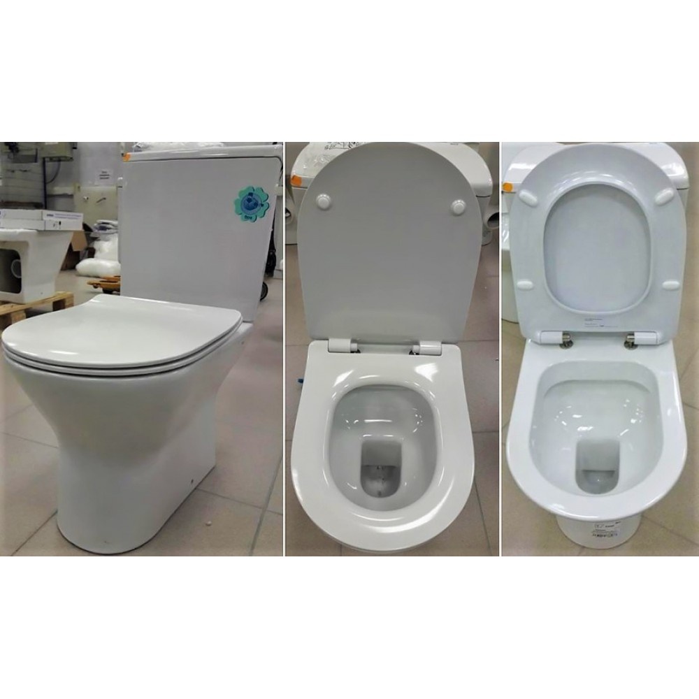 Унитаз Roca Leon Горизонтальный Выпуск