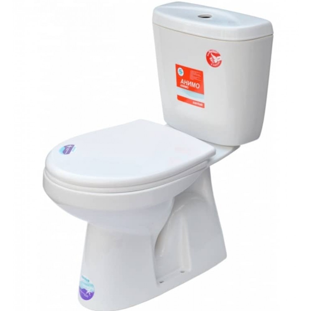 Унитаз Сантек Анимо Вертикальный Выпуск