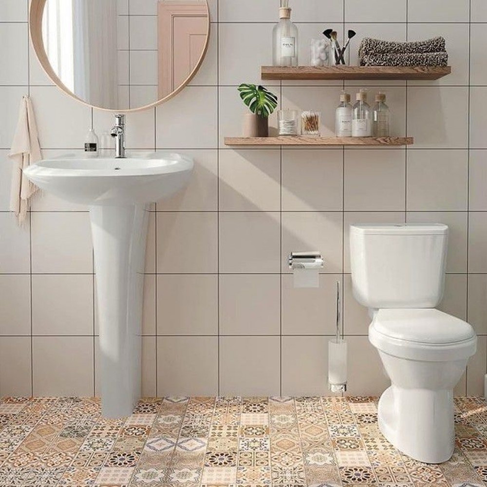 Унитаз Сантек Бриз Косой Выпуск