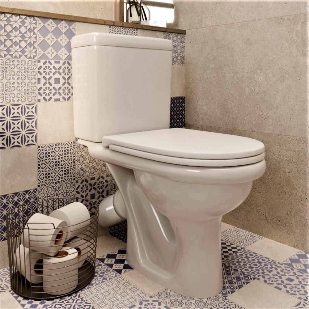 Унитаз-компакт Santeri Визит Белый Косой Выпуск